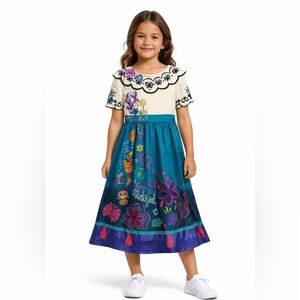 H&M DISNEY Dress Encanto Animation Movie Mirabel Madrigal Costume Dress Size 6-8